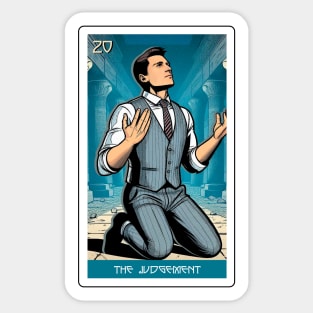 the judgement - house of anubis tarot card Sticker